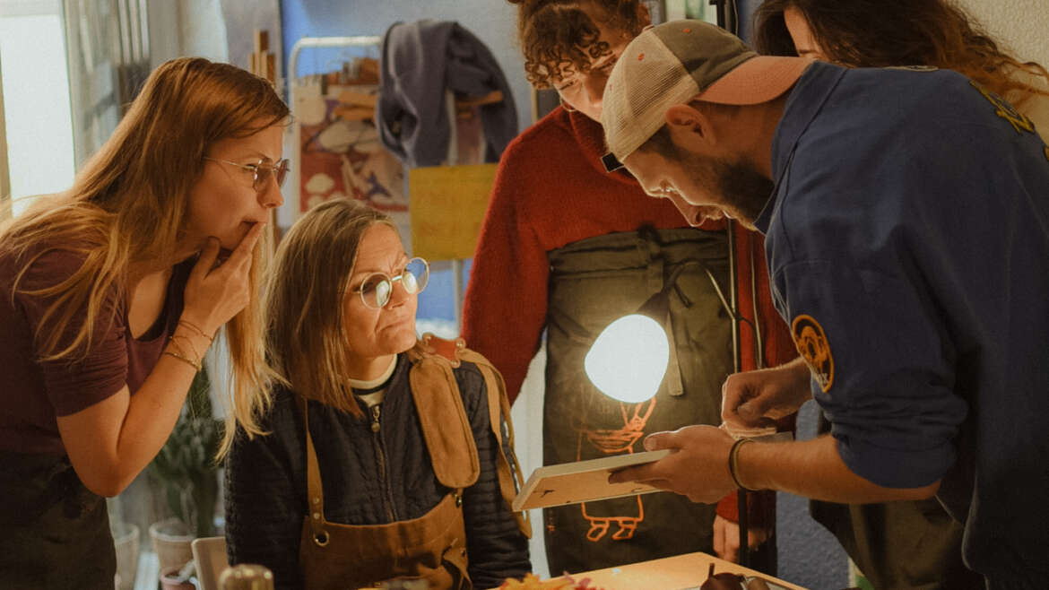 La Taupinière un bout de Jura pour apprendre la gravure.